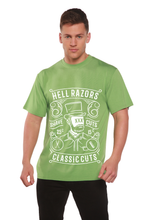Load image into Gallery viewer, Hell Razors Men's Bamboo Viscose/Organic Cotton Short Sleeve Graphic T-Shirt
