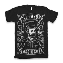 Load image into Gallery viewer, Hell Razors Men's Bamboo Viscose/Organic Cotton Short Sleeve Graphic T-Shirt

