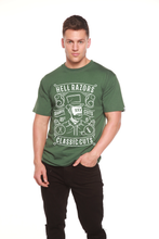 Load image into Gallery viewer, Hell Razors Men's Bamboo Viscose/Organic Cotton Short Sleeve Graphic T-Shirt
