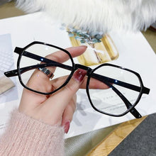 Load image into Gallery viewer, Hexagonal Frame for Women Men, Fashion Glasses Men And Women Reading Glasses Cute Clear Optical Glasses Frame Women Round Frame Retro Eyeglasses + 1.0 + 1.5 + 2.0 + 2.5 + 3.0 + 3.5 + 4.0
