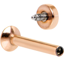 Load image into Gallery viewer, 5/16 Rose Gold IP 3mm Circle Internal Thread Daith Cartilage Tragus

