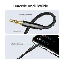 Load image into Gallery viewer, HiFi 3.5mm Elegant Audio Cable 3.5 MM Jack Speaker Cable For JBL Headphones Car
