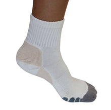 Load image into Gallery viewer, Clearance High Performance 2/4 Crew Bamboo Viscose Socks in Small
