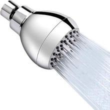 Load image into Gallery viewer, High Pressure Shower Head 3" Anti-clog Anti-leak Fixed with Adjustable Swivel Brass Ball Joint
