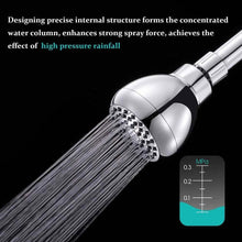 Load image into Gallery viewer, High Pressure Shower Head 3" Anti-clog Anti-leak Fixed with Adjustable Swivel Brass Ball Joint
