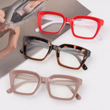 将图片加载到图库查看器，High Quality Fashion Square Frame Reading Glasses Men Women Fashion Oversized Frame High-definition Presbyopia Eyeglasses For Men And Women Diopter 0~+ 3.00
