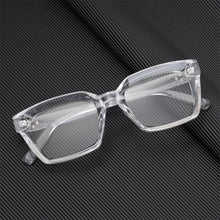 将图片加载到图库查看器，High Quality Fashion Square Frame Reading Glasses Men Women Fashion Oversized Frame High-definition Presbyopia Eyeglasses For Men And Women Diopter 0~+ 3.00
