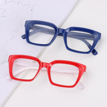 将图片加载到图库查看器，High Quality Fashion Square Frame Reading Glasses Men Women Fashion Oversized Frame High-definition Presbyopia Eyeglasses For Men And Women Diopter 0~+ 3.00
