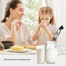 将图片加载到图库查看器，High Quality Foldable Food Thermometer Probe Digital BBQ Meat Kitchen Thermometer  Instant Read Meat Thermometer With 4.6” Folding Probe Backlight &amp; Calibration Function For Cooking Food Candy BBQ Grill Liquids Beef Liquid Water Oil Temperature Gauge
