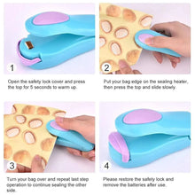 Load image into Gallery viewer, High Quality Kitchen Accessories Mini Portable Clip Sealing Food Machine  Perfect Home Kitchen Item Tool Keep Food Fresh
