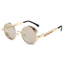 Load image into Gallery viewer, High Quality Metal Circle Frame Luxury &amp; Designer High Quality Sunglasses For Men and Women New Retro Style Round Shape Metal Frame Sunglasses UV400
