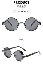 Load image into Gallery viewer, High Quality Metal Circle Frame Luxury &amp; Designer High Quality Sunglasses For Men and Women New Retro Style Round Shape Metal Frame Sunglasses UV400
