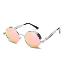 Load image into Gallery viewer, High Quality Metal Circle Frame Luxury &amp; Designer High Quality Sunglasses For Men and Women New Retro Style Round Shape Metal Frame Sunglasses UV400
