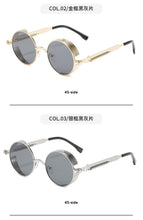 Load image into Gallery viewer, High Quality Metal Circle Frame Luxury &amp; Designer High Quality Sunglasses For Men and Women New Retro Style Round Shape Metal Frame Sunglasses UV400
