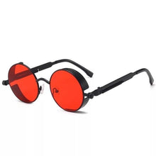 Load image into Gallery viewer, High Quality Metal Circle Frame Luxury &amp; Designer High Quality Sunglasses For Men and Women New Retro Style Round Shape Metal Frame Sunglasses UV400
