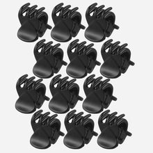 将图片加载到图库查看器，High Quality Newest 12 Pcs Black Plastic Mini Hairpin Claws Hair Clip Clamp for Ladies Hairgrip Barrettes Headwear Gorgeous Hair Accessories For Women
