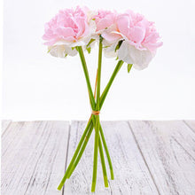 将图片加载到图库查看器，High Quality Peony Artificial Silk Flowers Bunches For Bridal Bouquet Wedding Living Room Table Home Garden Decoration Artificial Peony Silk Flowers Bouquet for Wedding Home Garden Decoration
