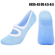 将图片加载到图库查看器，High Quality Pilates Socks Anti-Slip Breathable Backless Yoga Socks Ankle Ballet Dance Sports Socks for Women Fitness

