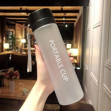Load image into Gallery viewer, High Quality Water Bottle 800ML Tour Outdoor Sport Leak Proof Seal School Water Bottles Drinkware BPA Free Plastic Sport Water Bottle Large Capacity Outdoor Matte Water Bottle
