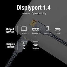 Load image into Gallery viewer, High Speed Display Port TV Cable Audio 8K Video Cable Compatible For PC And Laptop Portable Projector DP1.2 DP1.4 Lightweight Cable
