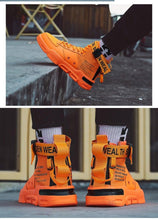 Load image into Gallery viewer, High Top Red Bottom Trend Sneakers For Men Hip Hop Casual Men's Sport High Quality Sneakers Breathable Lightweight Red Basketball Luxury Fashion Running Sneakers
