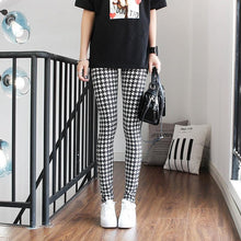 将图片加载到图库查看器，High Waist Leggings Pants Fitness Women Fashion  Printing Leggings Women Fitness Yoga Pants High Waist Push Up Sportswear Elastic Trousers Gym Running Workout Pants Push Up Running Elastic Stripe Dot Bottom Leggings
