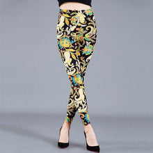 将图片加载到图库查看器，High Waist Leggings Pants Fitness Women Fashion  Printing Leggings Women Fitness Yoga Pants High Waist Push Up Sportswear Elastic Trousers Gym Running Workout Pants Push Up Running Elastic Stripe Dot Bottom Leggings
