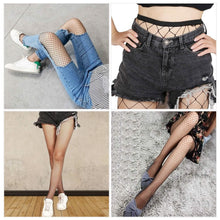Load image into Gallery viewer, High Waist Pantyhose Stretchy Mesh Hollow Out Stockings
