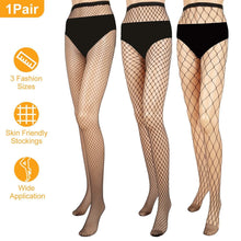Load image into Gallery viewer, High Waist Pantyhose Stretchy Mesh Hollow Out Stockings
