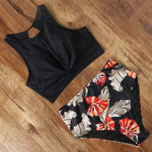 将图片加载到图库查看器，High Waist Swimsuit Bikini Push Up Swimwear Women Bathing Suit Female Bikini Set Leopard Swim Suit Beachwear Women's High Waist Swimsuit 2 Piece Bathing Suits Bikini
