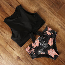 将图片加载到图库查看器，High Waist Swimsuit Bikini Push Up Swimwear Women Bathing Suit Female Bikini Set Leopard Swim Suit Beachwear Women's High Waist Swimsuit 2 Piece Bathing Suits Bikini
