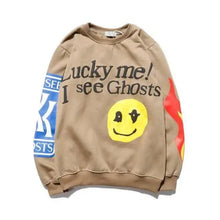 将图片加载到图库查看器，Hip-Hop Printed Sweatshirts Men  High Pullovers Couple Street Casual Sweatshirts Letter Print Men Women Sweatshirt Stylish Printed Cool Design Warm Winter Sweatshirt For Men Women
