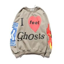将图片加载到图库查看器，Hip-Hop Printed Sweatshirts Men  High Pullovers Couple Street Casual Sweatshirts Letter Print Men Women Sweatshirt Stylish Printed Cool Design Warm Winter Sweatshirt For Men Women

