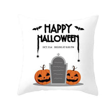 将图片加载到图库查看器，Holiday Pillowcase Pumpkin Cushion Cover Creative Decorative Sofa Party Home Car Pillow Cover Print Pillowcase Fall Decorative Pillows Cotton Linen Material Decoration
