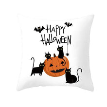将图片加载到图库查看器，Holiday Pillowcase Pumpkin Cushion Cover Creative Decorative Sofa Party Home Car Pillow Cover Print Pillowcase Fall Decorative Pillows Cotton Linen Material Decoration
