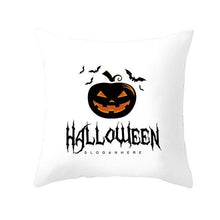 将图片加载到图库查看器，Holiday Pillowcase Pumpkin Cushion Cover Creative Decorative Sofa Party Home Car Pillow Cover Print Pillowcase Fall Decorative Pillows Cotton Linen Material Decoration
