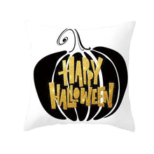 将图片加载到图库查看器，Holiday Pillowcase Pumpkin Cushion Cover Creative Decorative Sofa Party Home Car Pillow Cover Print Pillowcase Fall Decorative Pillows Cotton Linen Material Decoration
