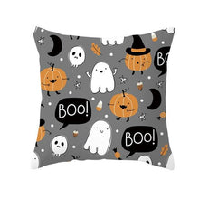 将图片加载到图库查看器，Holiday Pillowcase Pumpkin Cushion Cover Creative Decorative Sofa Party Home Car Pillow Cover Print Pillowcase Fall Decorative Pillows Cotton Linen Material Decoration
