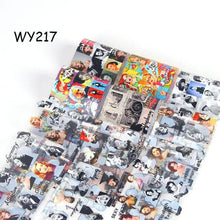 Load image into Gallery viewer, Holographic Nail Foil Transfer Set Sticker Decal Nail Art Foils Designer Marble Nail Decoration Sliders Wraps Manicure  Women Kids Girls Manicure Decoration Nail Art Supplies 3D Self-Adhesive Nail Decals Designer Nail Stickers for Acrylic Nails
