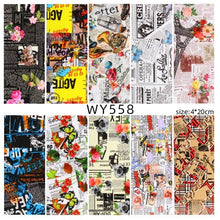Load image into Gallery viewer, Holographic Nail Foil Transfer Set Sticker Decal Nail Art Foils Designer Marble Nail Decoration Sliders Wraps Manicure  Women Kids Girls Manicure Decoration Nail Art Supplies 3D Self-Adhesive Nail Decals Designer Nail Stickers for Acrylic Nails
