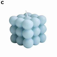 Load image into Gallery viewer, Home Decoration Candle Cube Bubble Candles Handmade Scented Candle Hand Poured Decorative Candle Aesthetic Candles Room Decor for Home Use Bedroom Soy Wax Aromatherapy Cube Candle Scented Relaxing Birthday Gift Home Decoration
