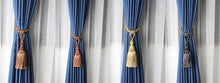 将图片加载到图库查看器，Home Decoration Polyester Tassel Tiebacks Curtain Holder Handmade Tassel Curtain Rope Holdback Window Drape Hanging Ball Tassels Curtains Buckle Sling Binding Lantern Tiebacks Handcrafted Braided Curtain Holdbacks Window Home Decor 55-90cm
