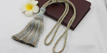 将图片加载到图库查看器，Home Decoration Polyester Tassel Tiebacks Curtain Holder Handmade Tassel Curtain Rope Holdback Window Drape Hanging Ball Tassels Curtains Buckle Sling Binding Lantern Tiebacks Handcrafted Braided Curtain Holdbacks Window Home Decor 55-90cm
