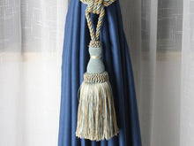 将图片加载到图库查看器，Home Decoration Polyester Tassel Tiebacks Curtain Holder Handmade Tassel Curtain Rope Holdback Window Drape Hanging Ball Tassels Curtains Buckle Sling Binding Lantern Tiebacks Handcrafted Braided Curtain Holdbacks Window Home Decor 55-90cm
