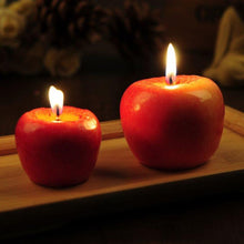 Load image into Gallery viewer, Home Red Apple Shape Scented Candles Creative Apple Shaped Scented Candles Simulation Fruit Candles Valentine's Day Party Candles Birthday Candles Apple Decorations Birthday Christmas Party Fruit Candles Decoration
