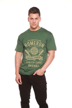Load image into Gallery viewer, Homerun Baseball Men's Bamboo Viscose/Organic Cotton Short Sleeve Graphic T-Shirt
