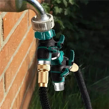 Load image into Gallery viewer, Hose Splitter 2 Way 3/4" Faucet Y Connector with Shut-off Valve
