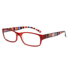 Load image into Gallery viewer, Hot Unisex Reading Glasses Print Glasses Frame Presbyopic Lens Retro Magnifier Diopter Eyeglasses Eyewear Vision Care And Spring Hinge Comfort Readers Plastic Sun Readers
