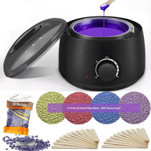 Load image into Gallery viewer, Hot Wax Warmer Hair Removal Depilatory Waxing Kit
