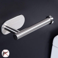 将图片加载到图库查看器，Household Toilet Roll Holder Self Adhesive Toilet Paper Holder For Bathroom Stick On Wall Stainless Steel Toilet Paper  Racks Toilet Paper Holder Self Adhesive Bathroom Paper Towel Roll Holder Wall Mount
